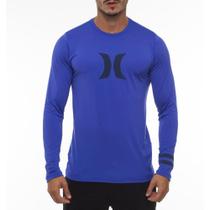 Camiseta Hurley Surf Manga Longa Icon WT23 Azul