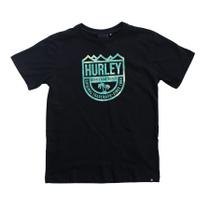 Camiseta Hurley Vintage Surf Infantil Preto