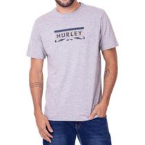 Camiseta Hurley Voice Masculina Cinza Mescla
