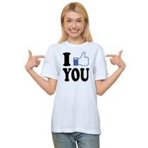 Camiseta I Like You Gosto de Você Camisa Personalizada Blusa Adulto Algodão com Poliéster Camiseta I Like You Gosto de Você Camisa Personalizada Blusa Adulto Algodão com Poliéster