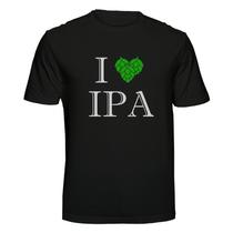 Camiseta I Love IPA Cerveja Artesanal Cor:PretaTamanho:G