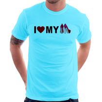 Camiseta I Love My Shoes - Foca na Moda