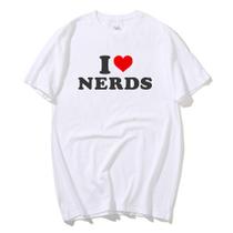 Camiseta I Love Nerds Unissex Camiseta I Love Nerds Unissex
