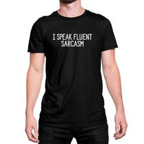 Camiseta I SPEAK FLUENT SARCASM Estampada - Store Seven