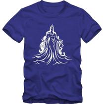 Camiseta Iemanjá Orixá Tamanho Especial Plus Size G1 G2 G3 Camiseta Iemanjá Orixá Tamanho Especial Plus Size G1 G2 G3