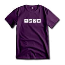 Camiseta Igreja Quadrangular Algodão Premium Cristã