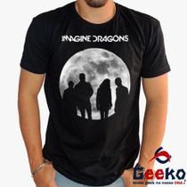 Camiseta Imagine Dragons 100% Algodão Indie Alternativo Rock Geeko