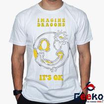 Camiseta Imagine Dragons 100% Algodão It's OK Indie Rock Geeko