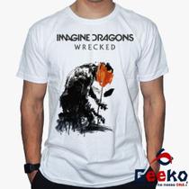 Camiseta Imagine Dragons 100% Algodão Wrecked Indie Rock Geeko
