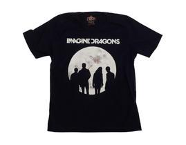 Camiseta Imagine Dragons Preta Banda Pop Rock Indie Alternativo BO3034