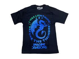 Camiseta Imagine Dragons Thunder Mercury Blusa Adulto Unissex Banda Indie Rock Alternativo Mr351 BM - Bandas