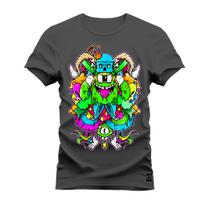 Camiseta Indescrito Varis Plus Size Extra Grande Confortável Estampa Digital