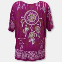 Camiseta Indiana Masculina Bata Malha Fria Tamanho EXG -