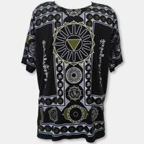 Camiseta Indiana Masculina Bata Malha Fria Tamanho EXG -