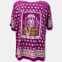 Camiseta Indiana Masculina Bata Malha Fria Tamanho GG -