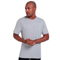 Camiseta Individual Basic Slim Ou24 Cinza Masculino Camiseta Individual Basic Slim Ou24 Cinza Masculino