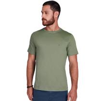 Camiseta Individual Básica Regular Ou24 Verde Masculino Camiseta Individual Básica Regular Ou24 Verde Masculino