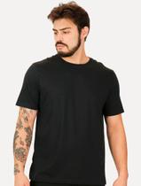 Camiseta Individual Masculina Comfort Icon Preta Camiseta Individual Masculina Comfort Icon Preta