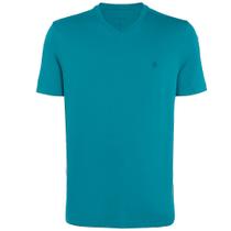 Camiseta Individual Slim Fit VE24 Azul Turquesa Masculino Camiseta Individual Slim Fit VE24 Azul Turquesa Masculino