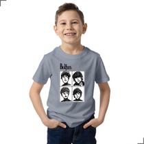 Camiseta Infantil 100% Algodão Kids The Beatles 3 Paul Mccartney John - Asulb