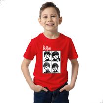 Camiseta Infantil 100% Algodão Kids The Beatles 3 Paul Mccartney John