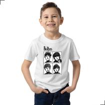 Camiseta Infantil 100% Algodão Kids The Beatles 3 Paul Mccartney John - Asulb