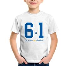 Camiseta Infantil 6x1 Eu sei que seis lembram - Foca na Moda