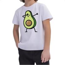 Camiseta Infantil Abacate dab Camiseta Infantil Abacate dab