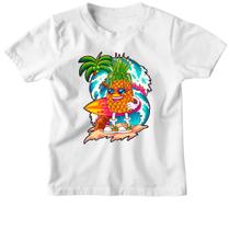 Camiseta Infantil Abacaxi surfista