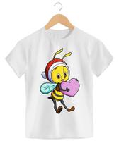 Camiseta Infantil Abelha Colmeia Voa Asas Mel Doce Amarela Abelhinha 7