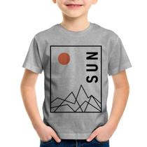 Camiseta Infantil Abstract Sun - Foca na Moda