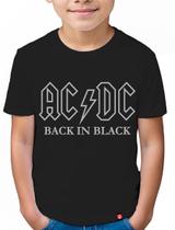 Camiseta Infantil ACDC Back in Black