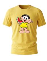 Camiseta infantil adulto masculino e feminino da Magali tecido 30.1 macio e confortável 100% algodao