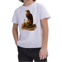 Camiseta Infantil Aguia e a morte do deserto