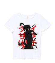 Camiseta Infantil Akatsuki Itachi Uchiha 100% Poliéster