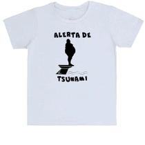 Camiseta Infantil Alerta de tsunami