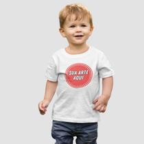 Camiseta Infantil Algodão Personalizada Desenho Estampa Moda