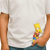 Camiseta Infantil Algodão Premium Estampas Modernas Divertidas Preto e Branco Menino Menina