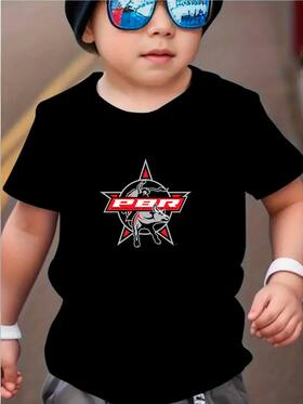 Camiseta Infantil Algodão T Shirt Menina Menino PBR Country Rodeio Festa de Peão Estampada - UBUNTU