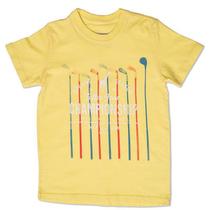 Camiseta Infantil Amarela Tingida Toffee - Nº06