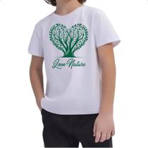 Camiseta Infantil Amo a natureza