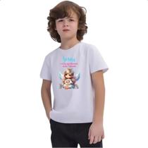 Camiseta Infantil Anjo luz iluminando