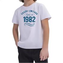 Camiseta Infantil Ano de safra 1982 Camiseta Infantil Ano de safra 1982