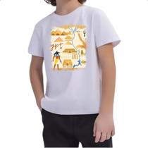 Camiseta Infantil Anubis Mapa do Egito