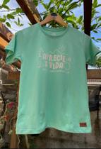 Camiseta infantil aprecie verde Camiseta infantil aprecie verde