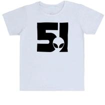 Camiseta Infantil Area 51 Logo ET