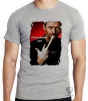 Camiseta infantil até o Plus size dr house everybody lies
