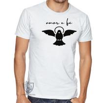 Camiseta infantil até Plus Size Amor E Fe