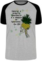 Camiseta Infantil até Plus Size Amos Alcott Ignorancia Cerebro Gado Camiseta Infantil até Plus Size Amos Alcott Ignorancia Cerebro Gado