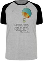 Camiseta Infantil até Plus Size Balao Menino Frase Arthur Schopenhauer Camiseta Infantil até Plus Size Balao Menino Frase Arthur Schopenhauer